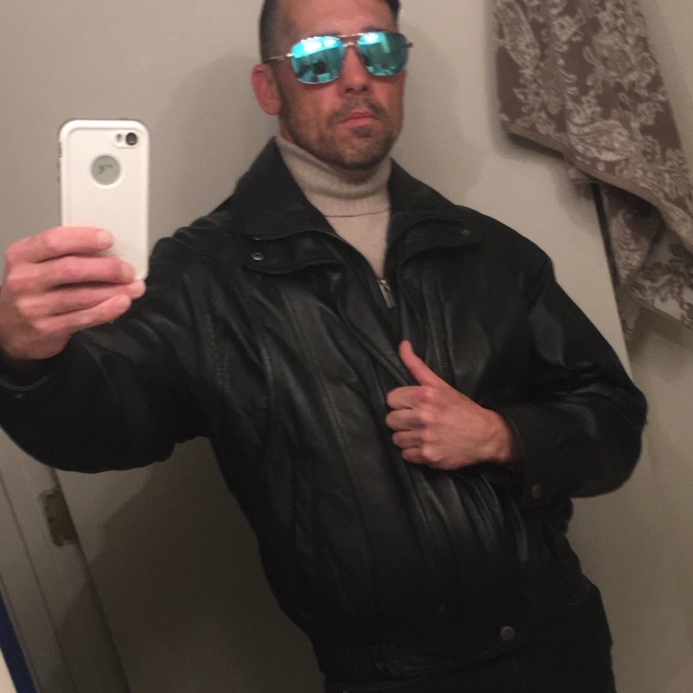 Wilson (M) genuine leather unisex jacket